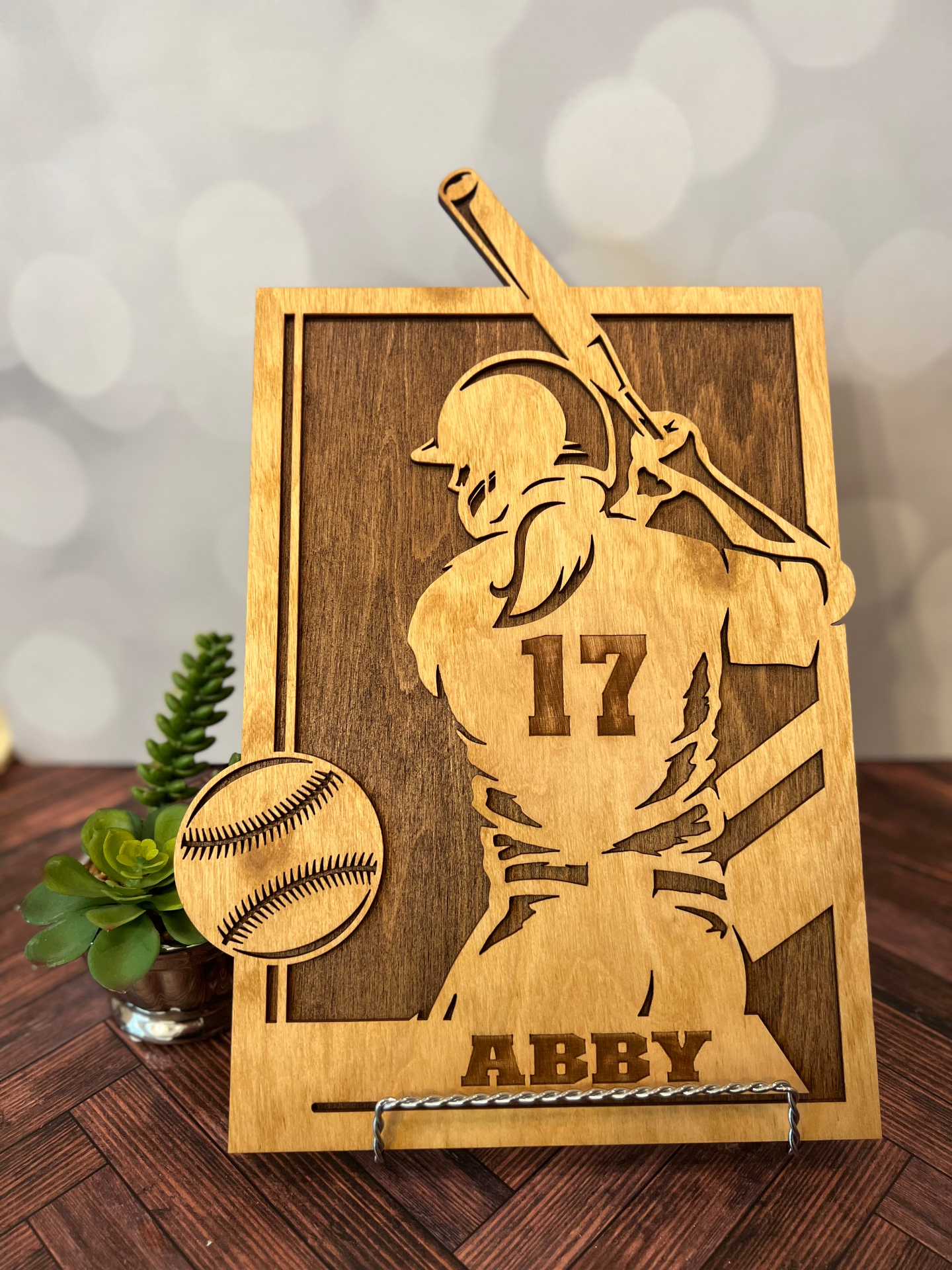 Personalized Baseball Plaque