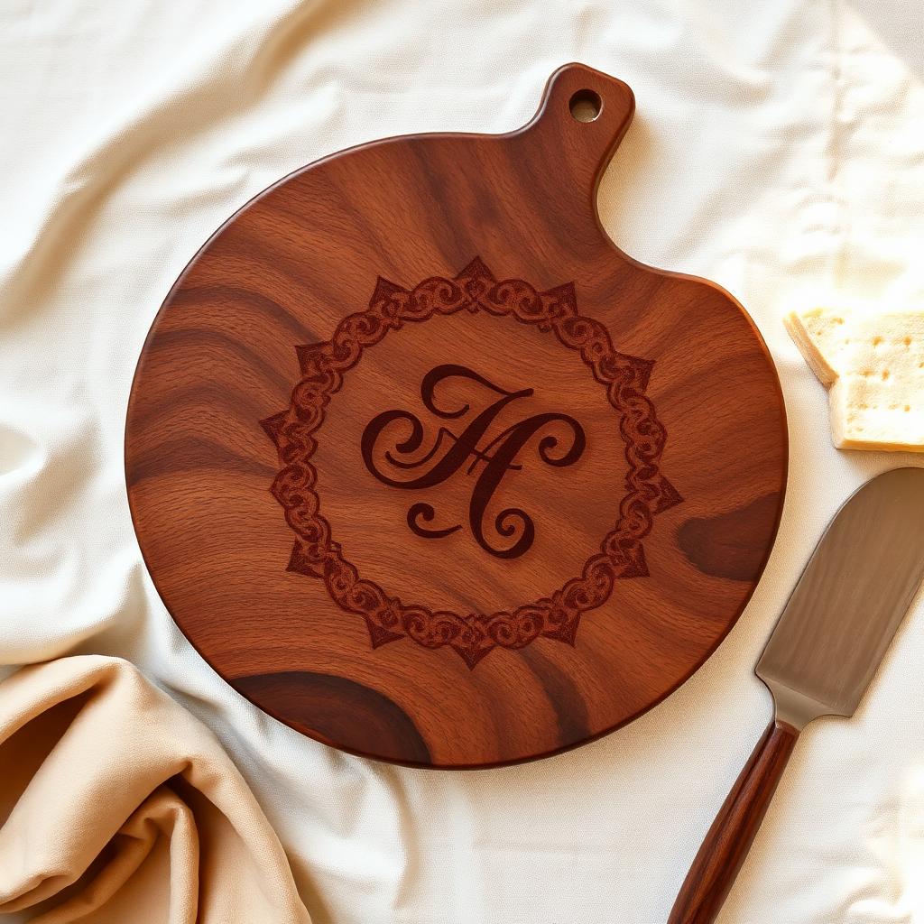 Walnut monogram board